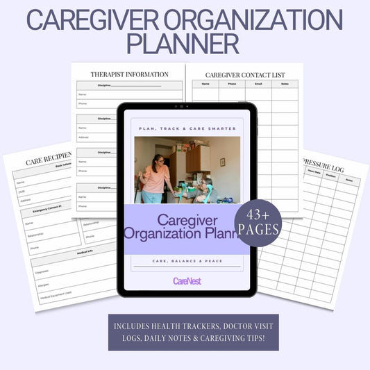 Plan, Track, Care – The Complete Caregiver Organization Planner