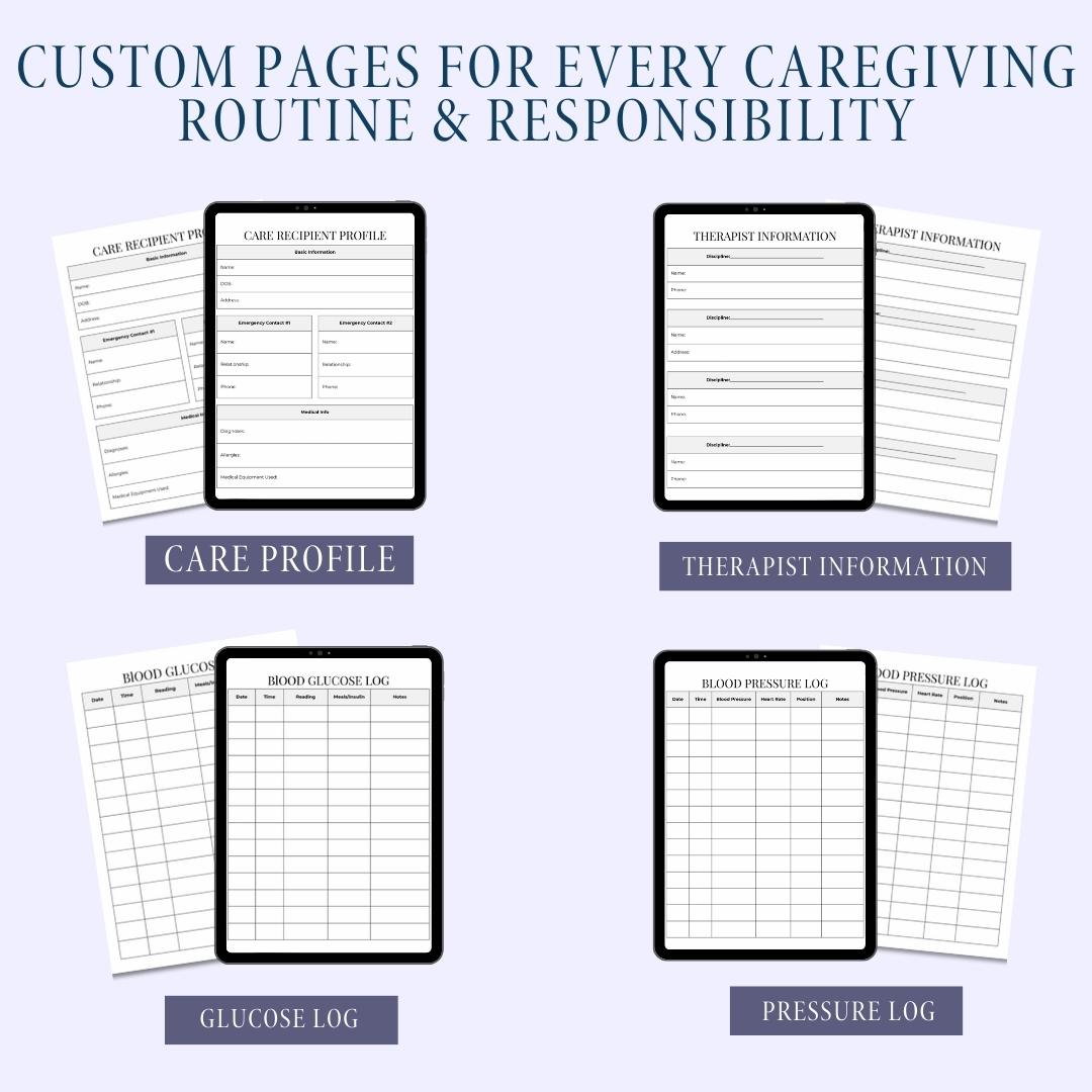 Plan, Track, Care – The Complete Caregiver Organization Planner