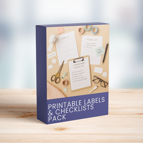 Printable Labels & Checklists Pack